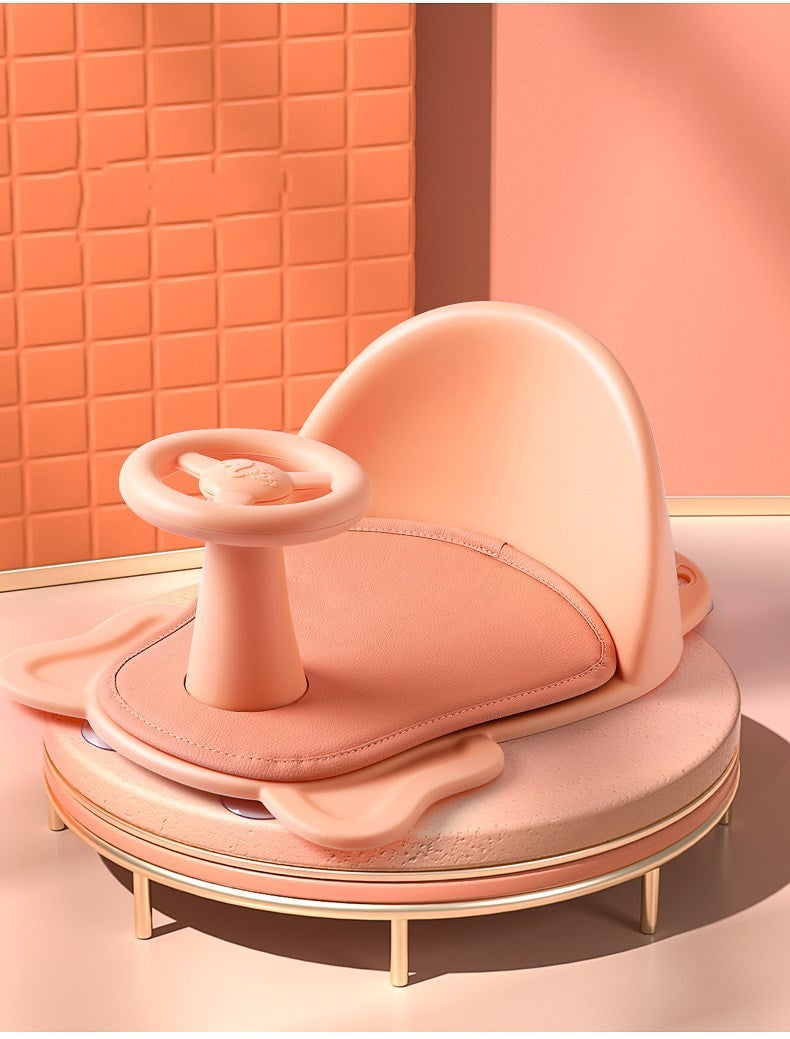 Siège  de bain antidérapant sé curisé pour Bébé, Chaise de Bain pour Enfant avec Jouets de Douche