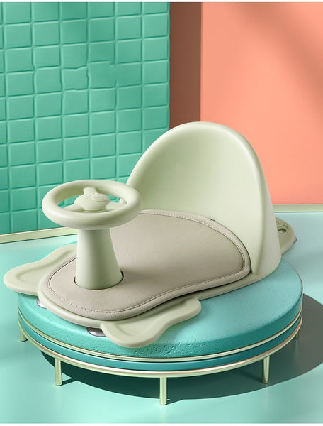 Siège  de bain antidérapant sé curisé pour Bébé, Chaise de Bain pour Enfant avec Jouets de Douche