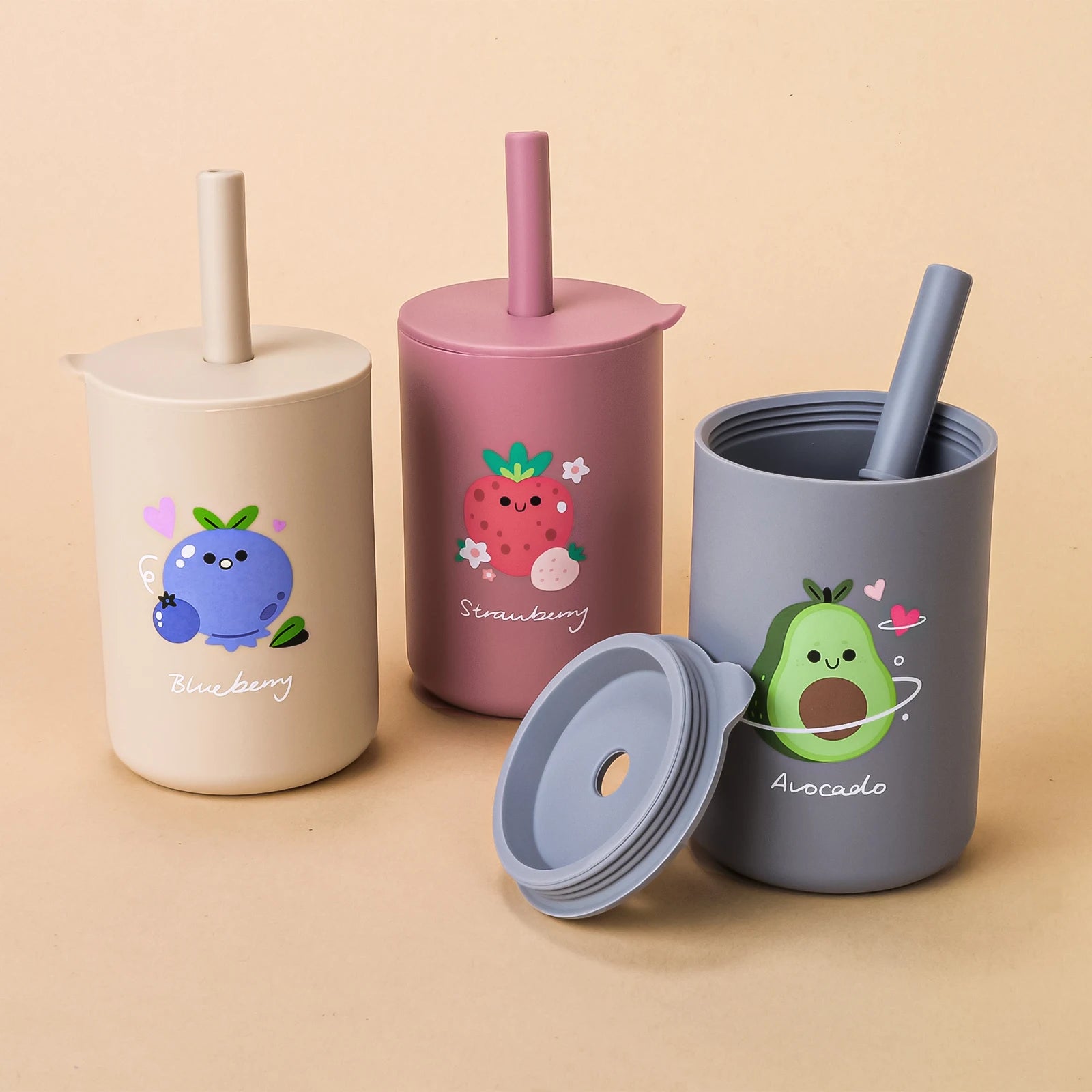 Tasse d'Apprentissage en Silicone pour Bébé 