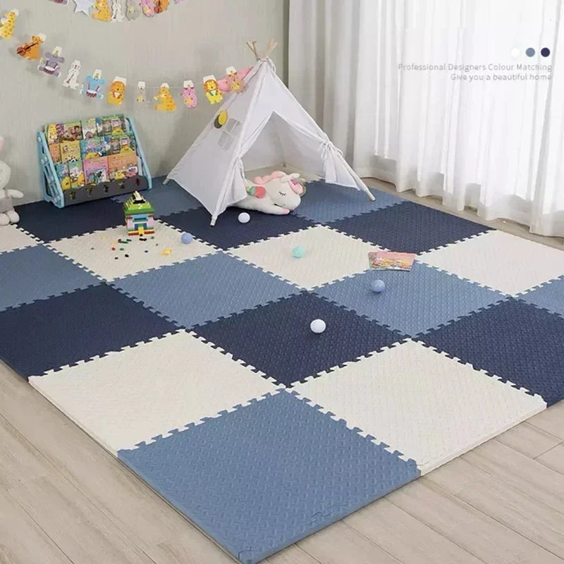 Tapis de Jeu en Mousse EVA 30x30cm - Puzzle Éducatif pour Bébé et Enfant, 8-16 Pièces